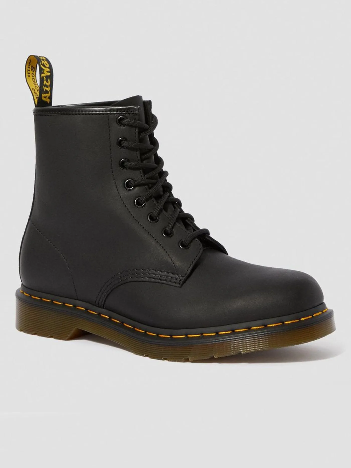 1460 Black Greasy Boots