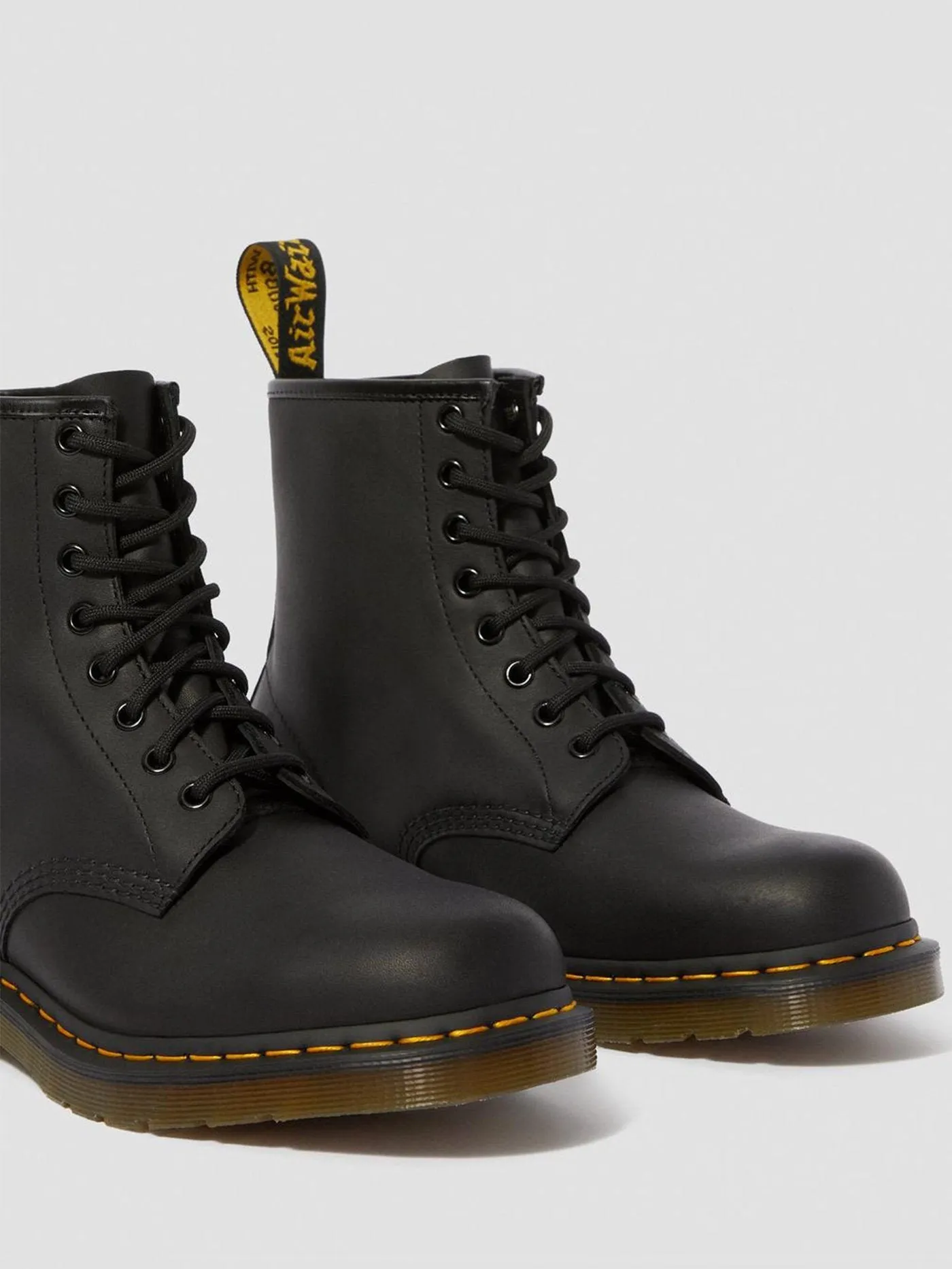 1460 Black Greasy Boots