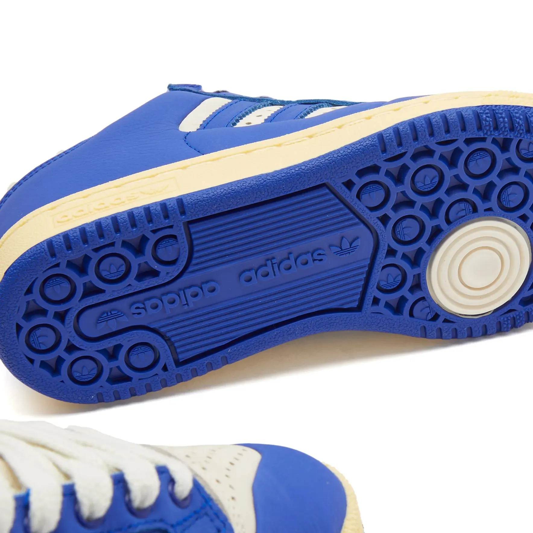 Adidas Centennial 85 LO 002 sneakers, blue/white/yellow