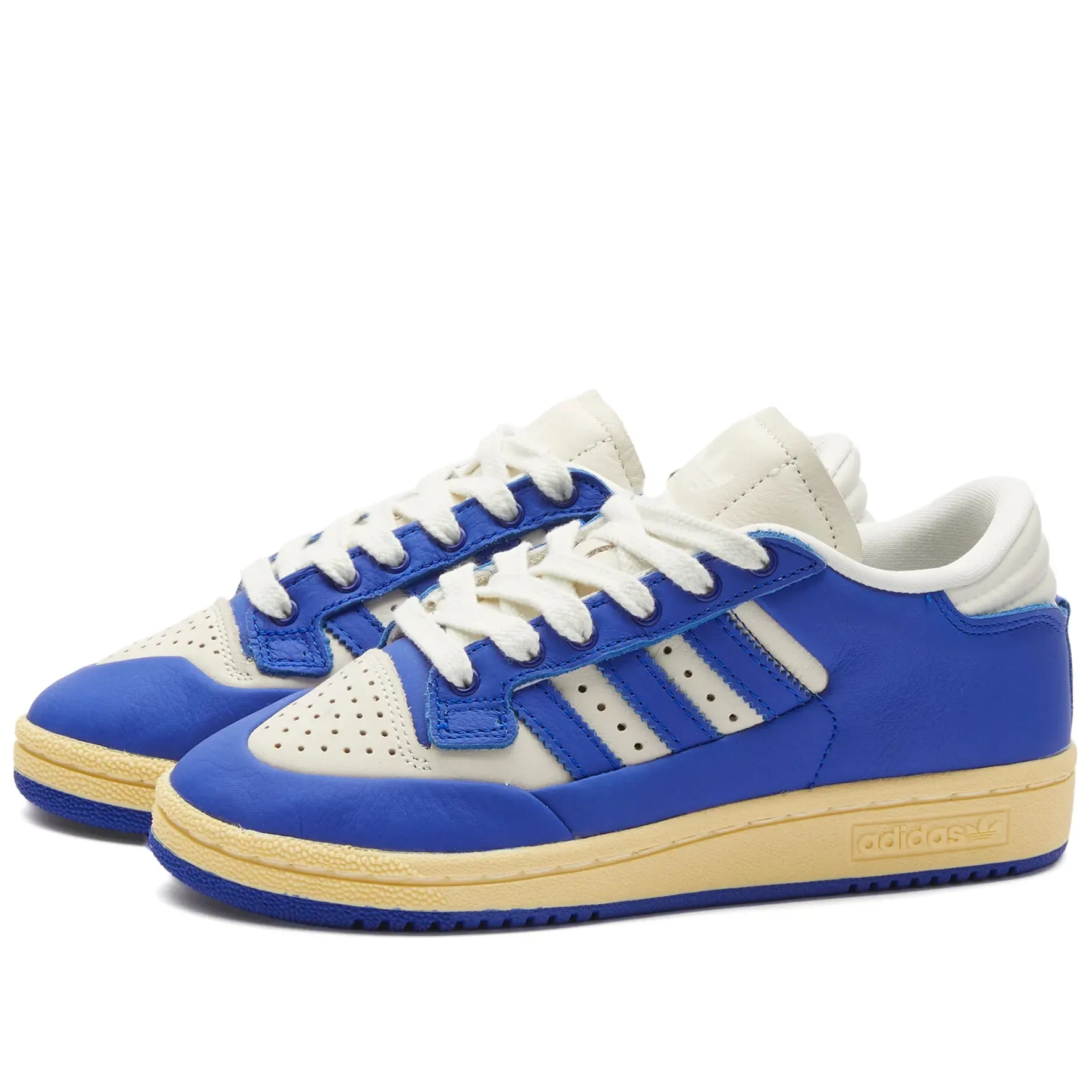 Adidas Centennial 85 LO 002 sneakers, blue/white/yellow