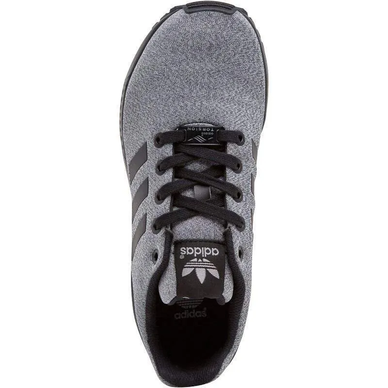 adidas Originals Boys ZX Flux Trainers Black-Black-Grey