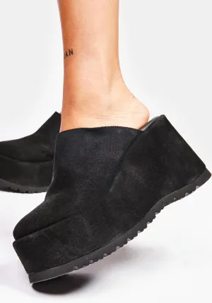 Avery Closed Toe Platform Mules