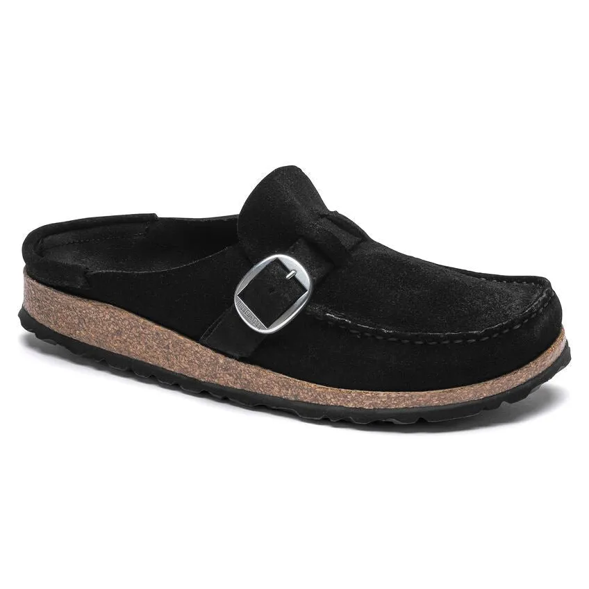 Birkenstock Women's Buckley - Black Suede (Narrow)