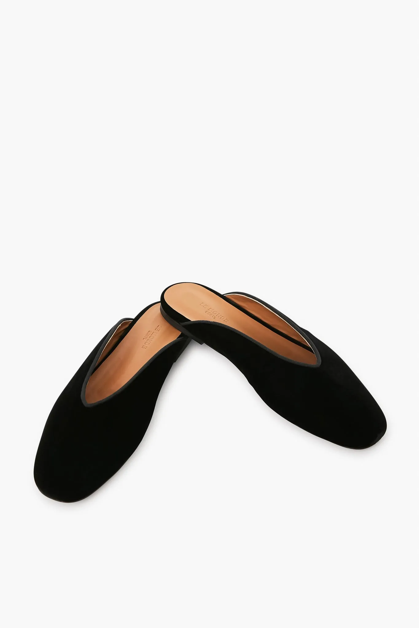 Black Regency Mules