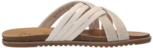 Blowfish Womens Majie Slip On Sandal Bone 6 M