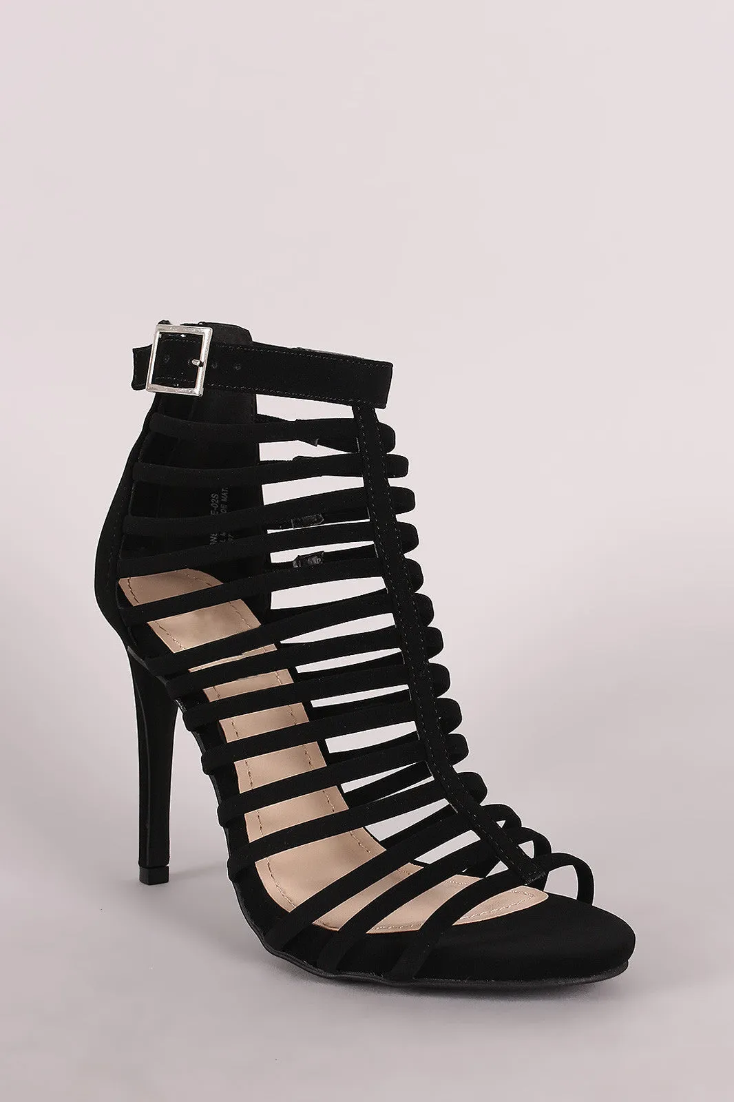 Breon - Strappy Buckled Stiletto Heel