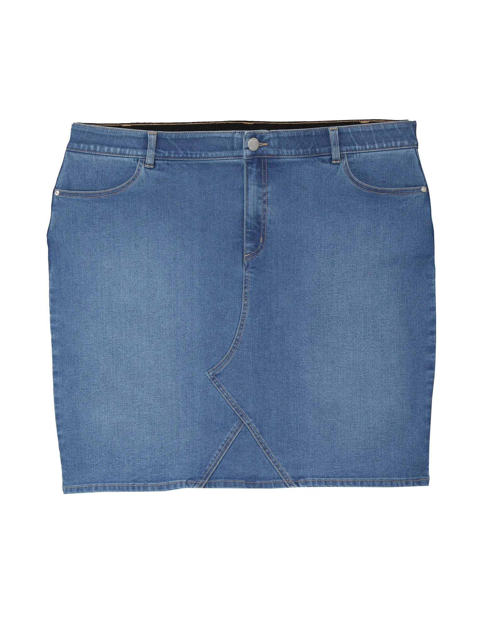 Cavalla Denim Skirt | Medium Wash