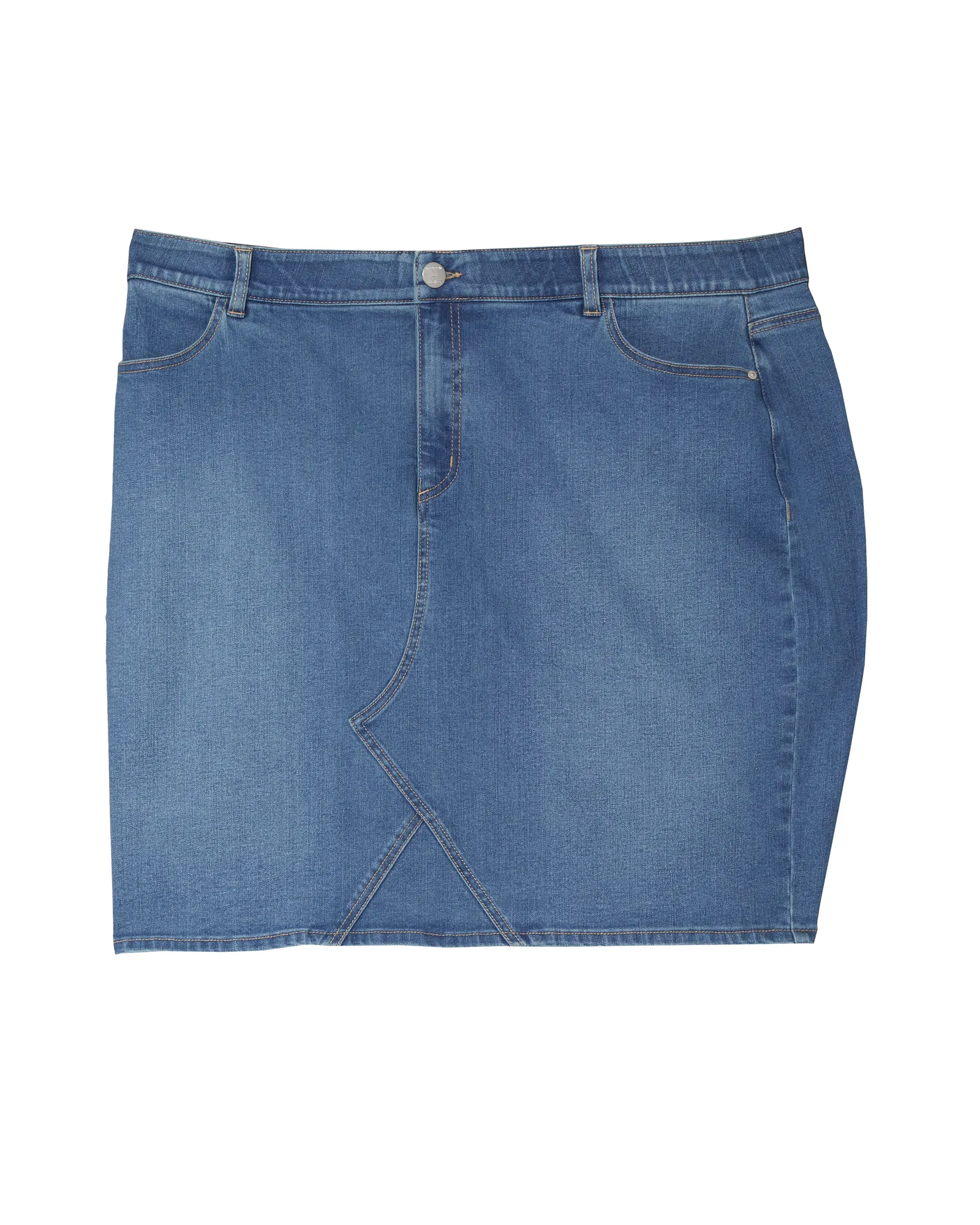 Cavalla Denim Skirt | Medium Wash