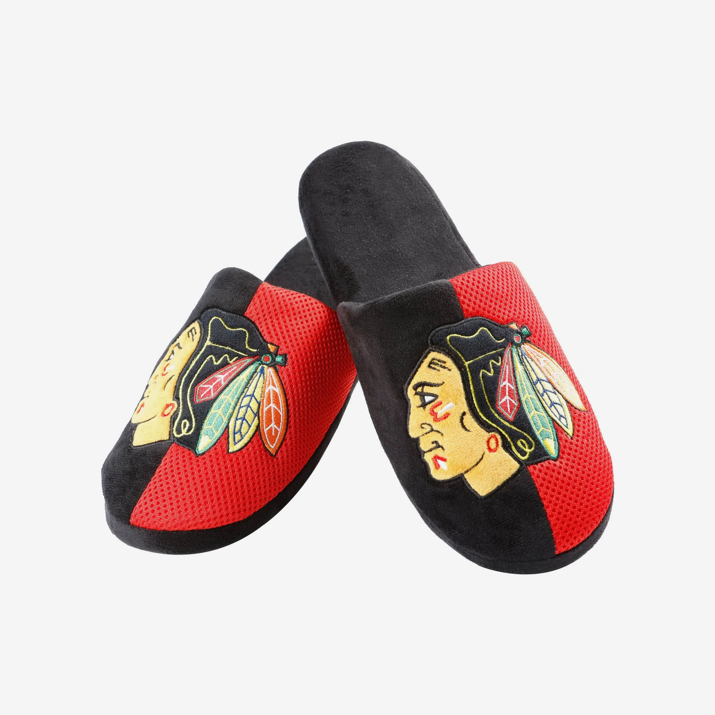 Chicago Blackhawks Team Logo Staycation Slipper