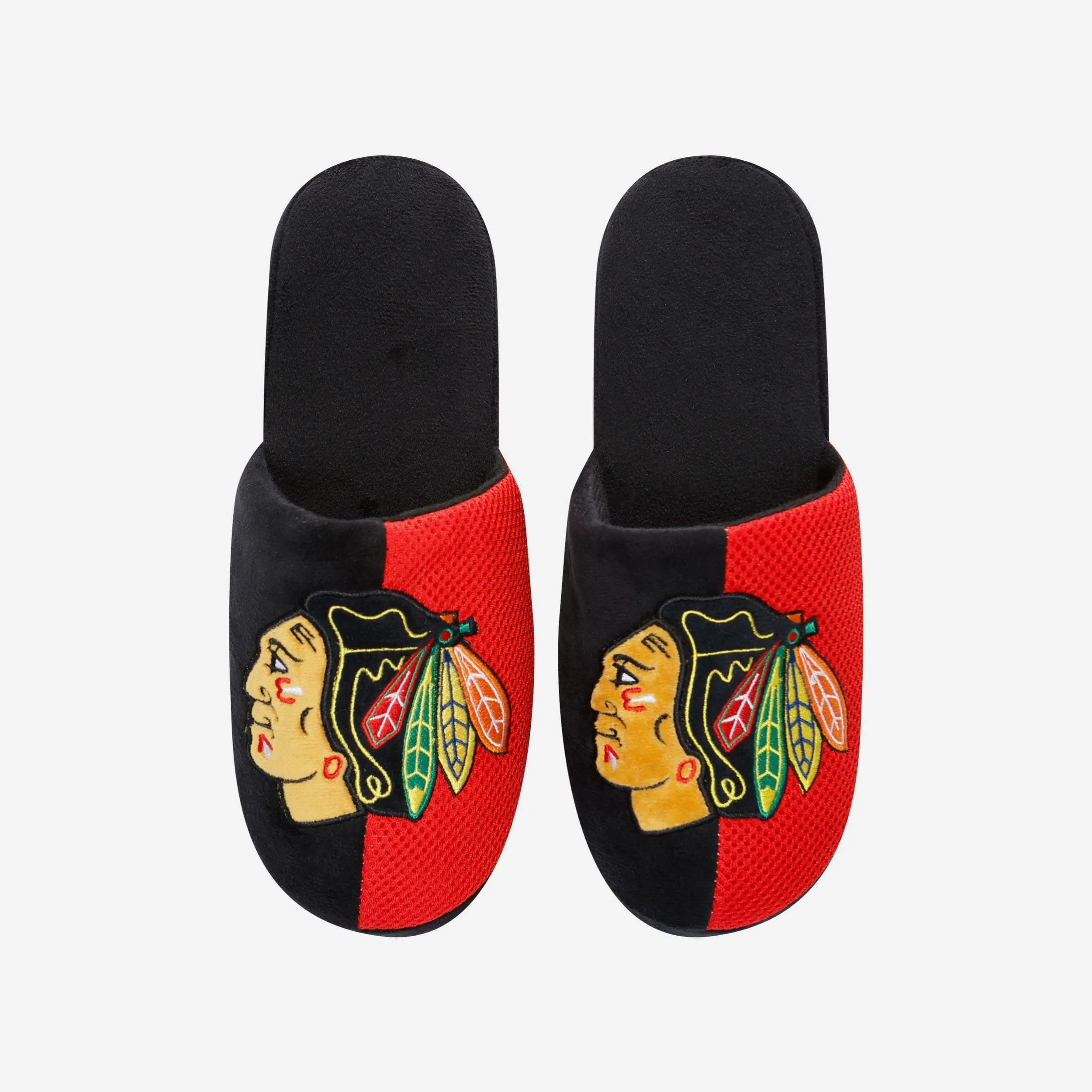 Chicago Blackhawks Team Logo Staycation Slipper