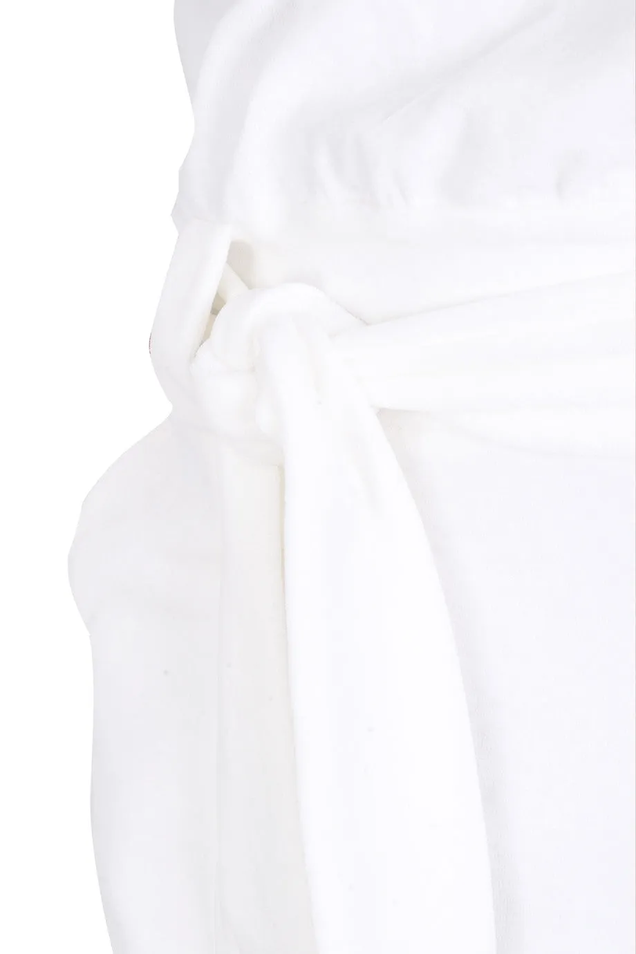 CLUBE BOSSA VELOUR Cream Cotton Dress