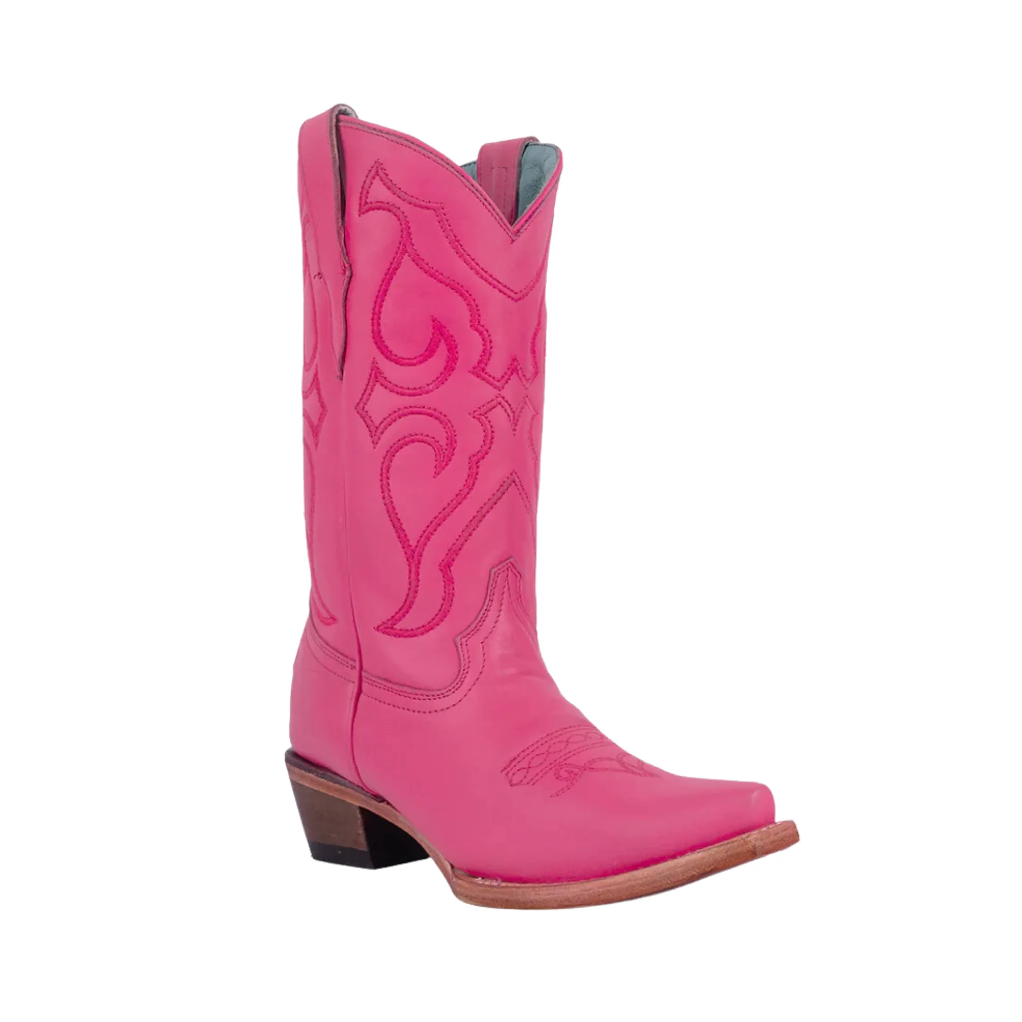 CORRAL GIRLS EMBROIDERY FUCHSIA WESTERN BOOTS - T0148