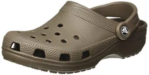 crocs Unisex-Adult Classic Brown Clogs-7 Men/ 8 UK Women (M8W10) (10001-200)