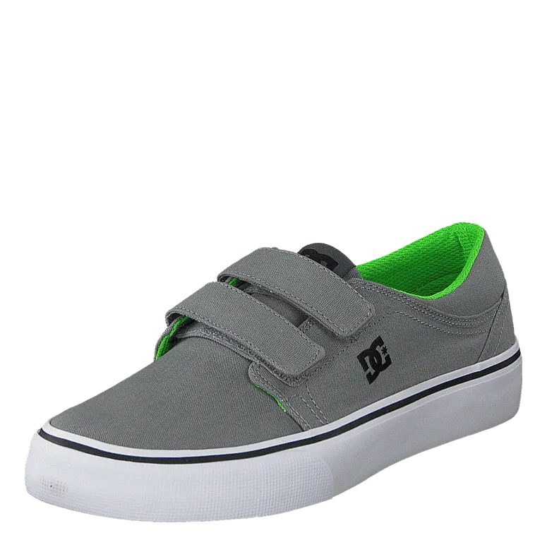 Dc Kids Trase V Shoe Grey/Black/Green