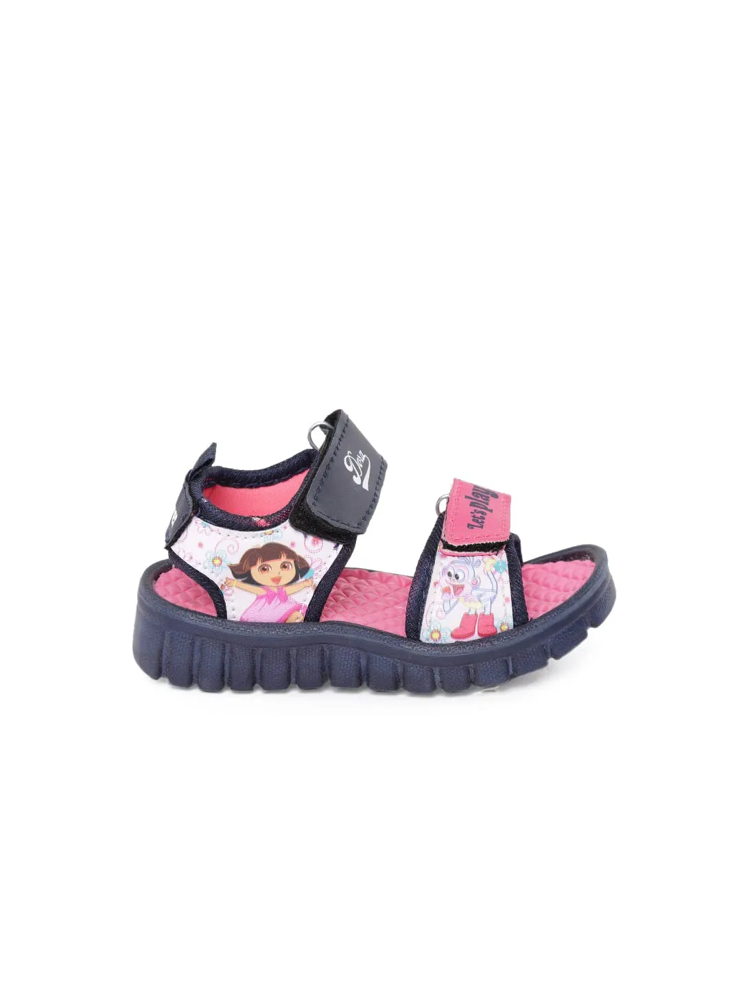 Dora by toothless Kids Girls Navy Sports Sandals