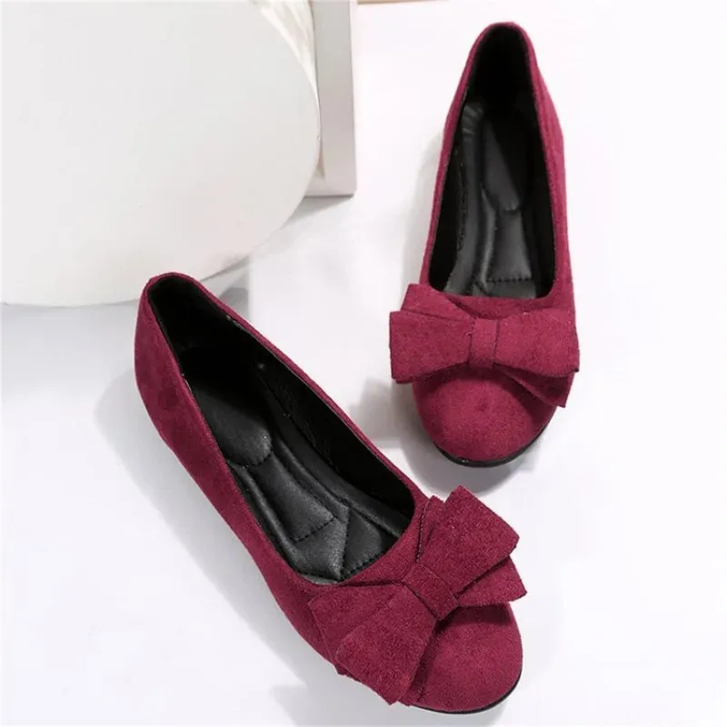 Fiona – Women's Elegant Bow Accent Flats