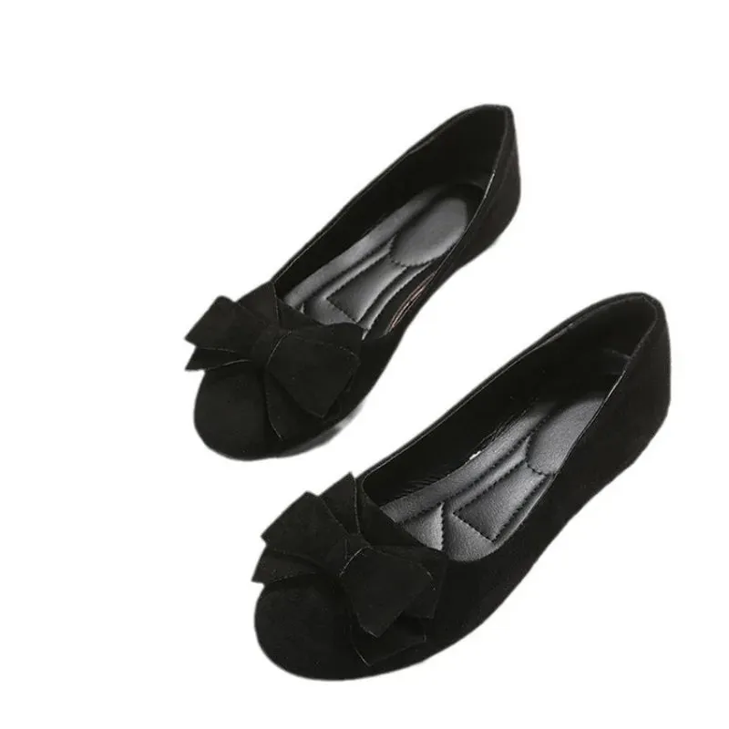 Fiona – Women's Elegant Bow Accent Flats