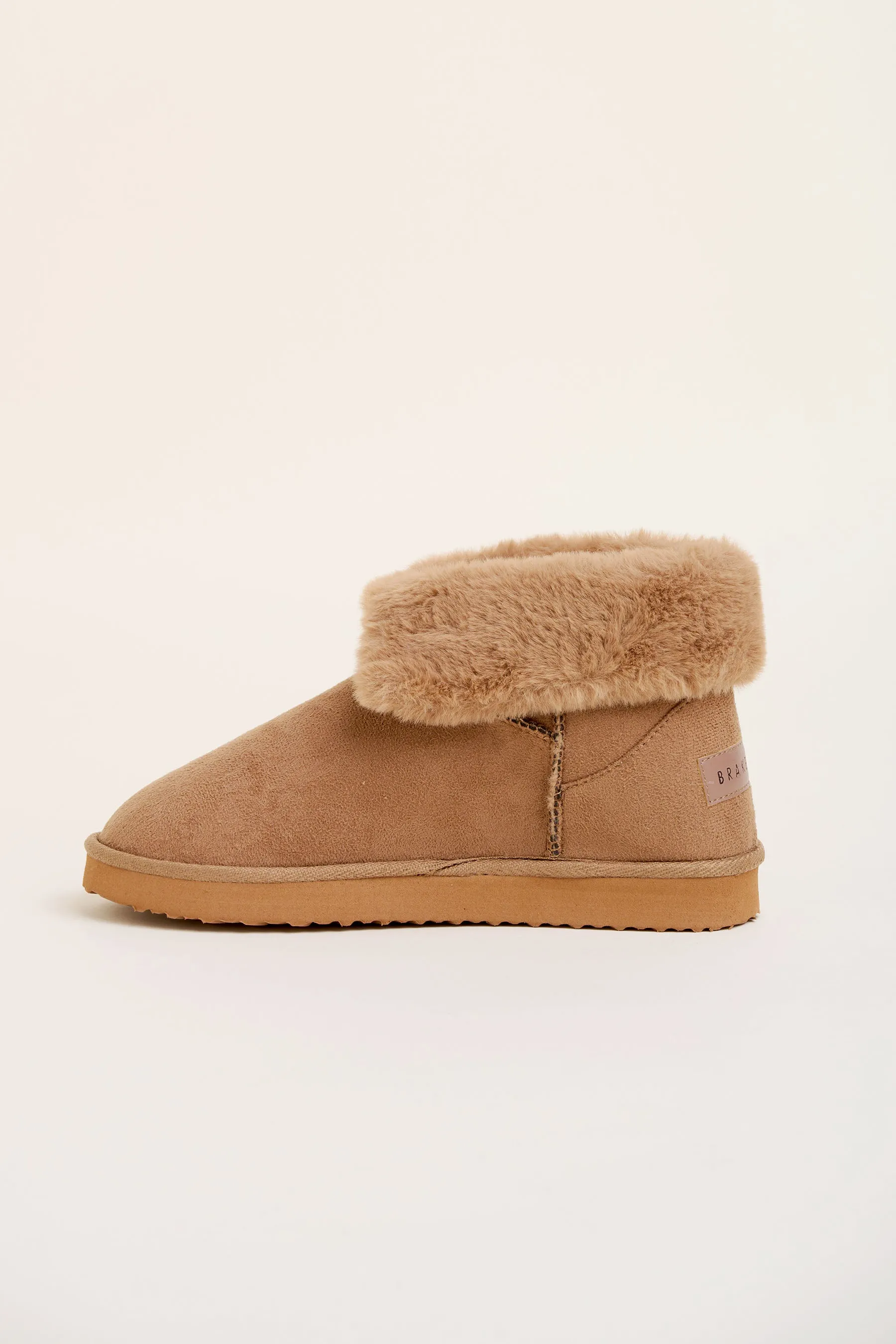 Fur Top Short Boots