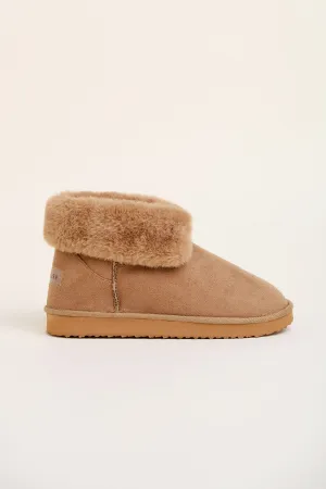 Fur Top Short Boots