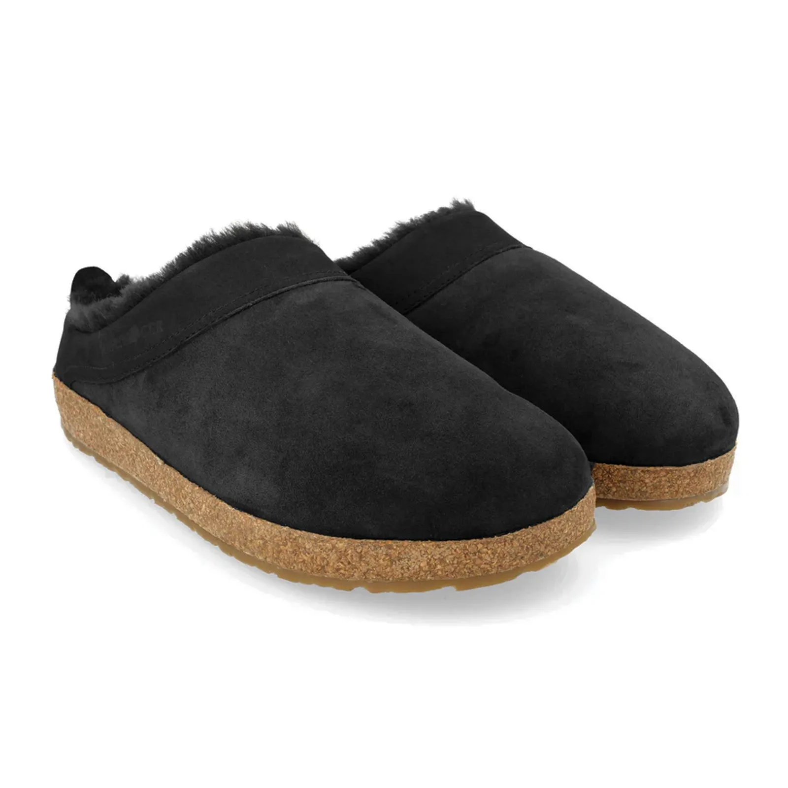 Haflinger Snowbird Clog (Unisex) - Black