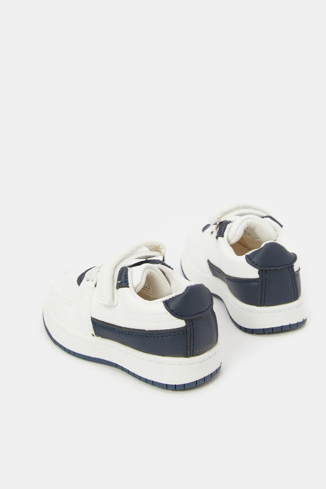 Infant Boys Navy Velcro Strap Sneaker