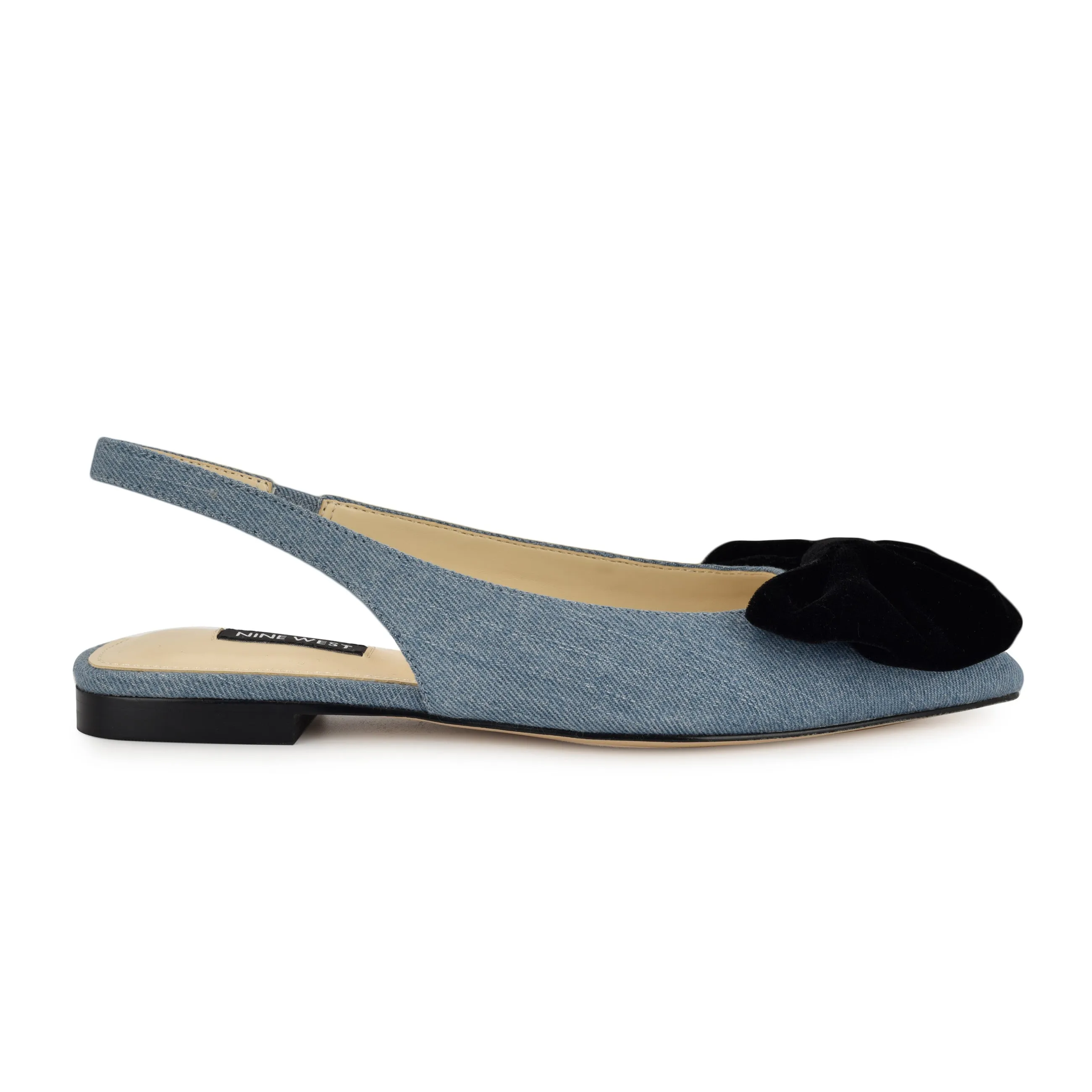 Junnie Bow Slingback Flats