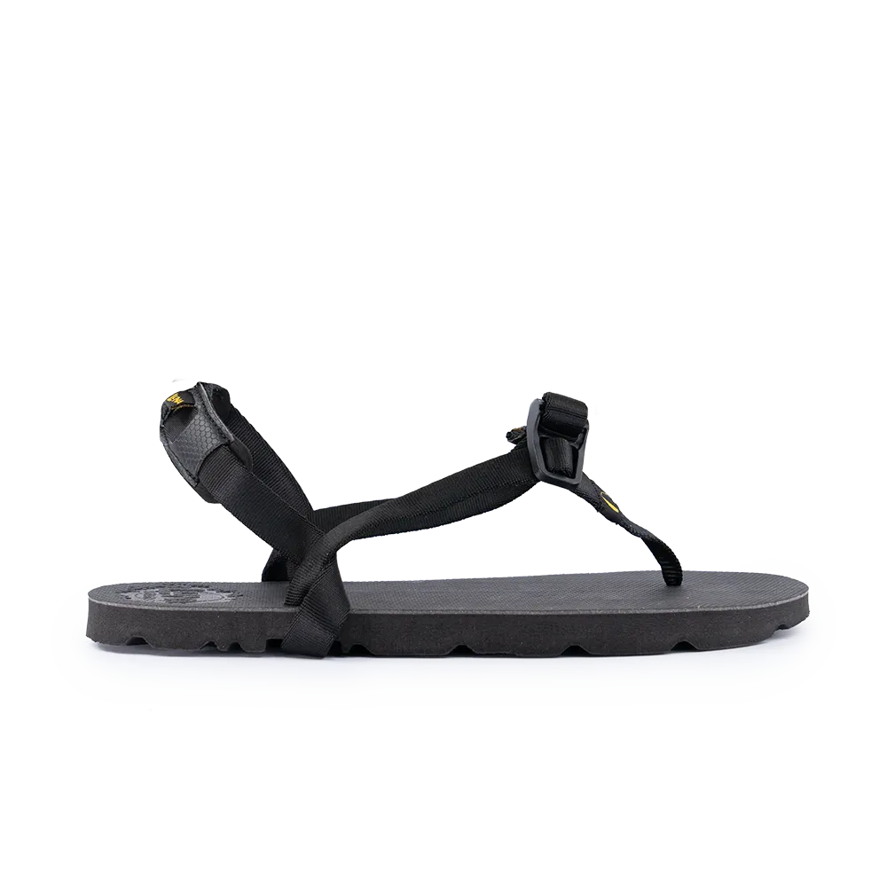 Luna Retro Mono Black Sandals