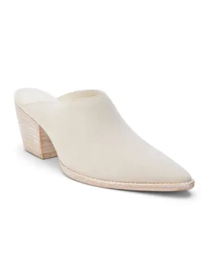 Matisse Cammy Pointed Toe Mule - Ecru Suede