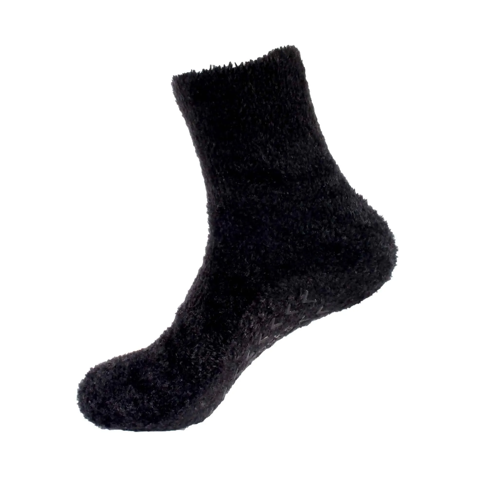 Men's Fuzzy Featherlight Socks with Grips