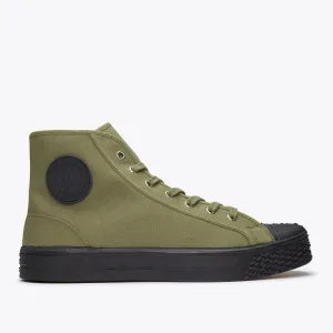 MILITARY HIGH TOP - MILITARY GREEN