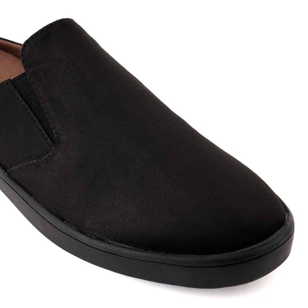 Nest Mules Vegan Suede Black Men Slip-ons Thrift Edit