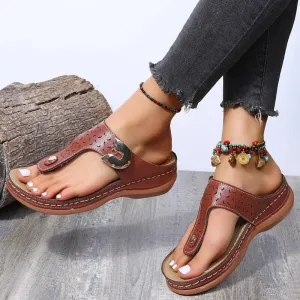 OCW Women Wedges Slippers Summer Casual Mujer Zapatos Flip Flops