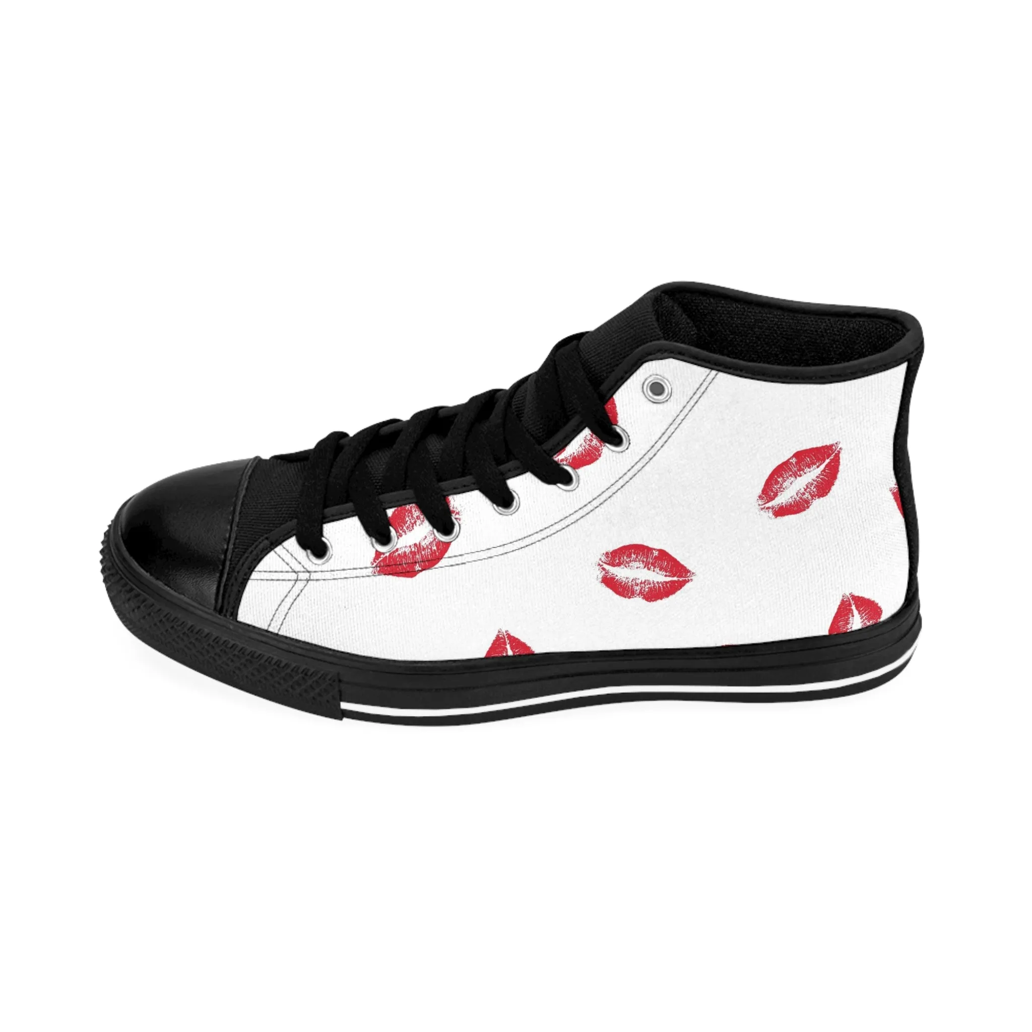 Red Lips Women's Classic Sneakers