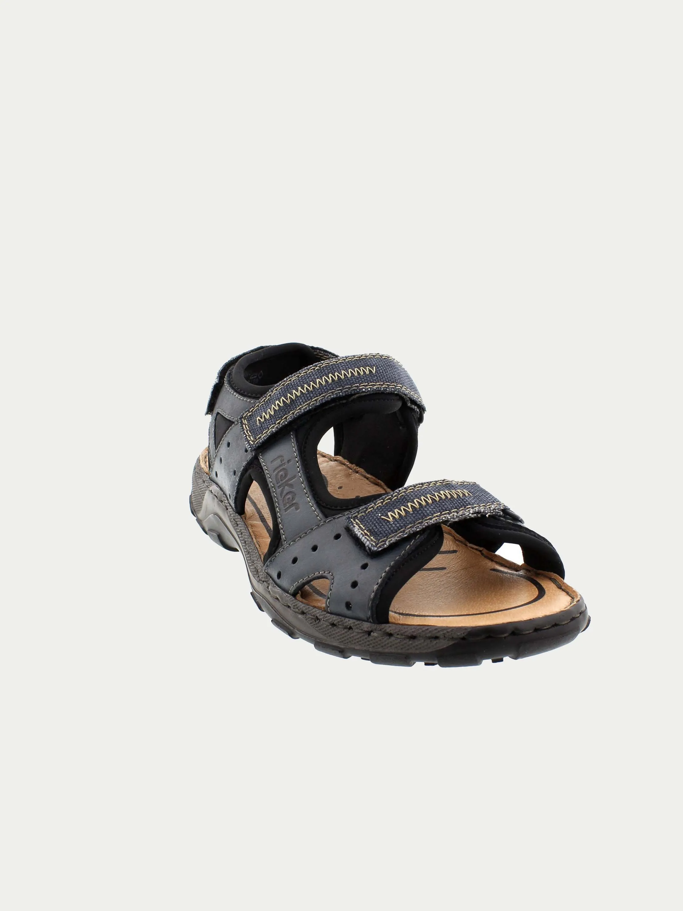 Rieker 26061 Men's Hook & Loop Outdoor Sandals