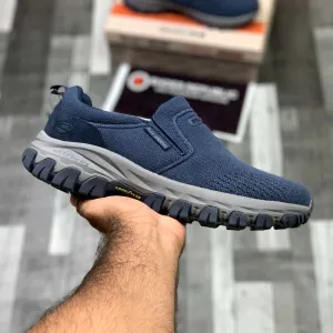 Skecherrs Dlux Trail Goodyear Sole "Navy"