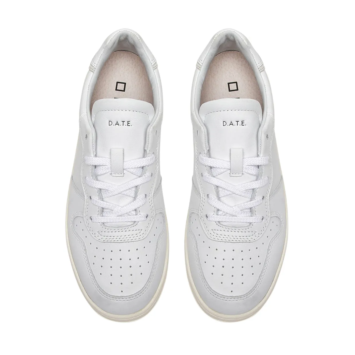 Sneakers Uomo D.A.T.E. Court Calf Bianco