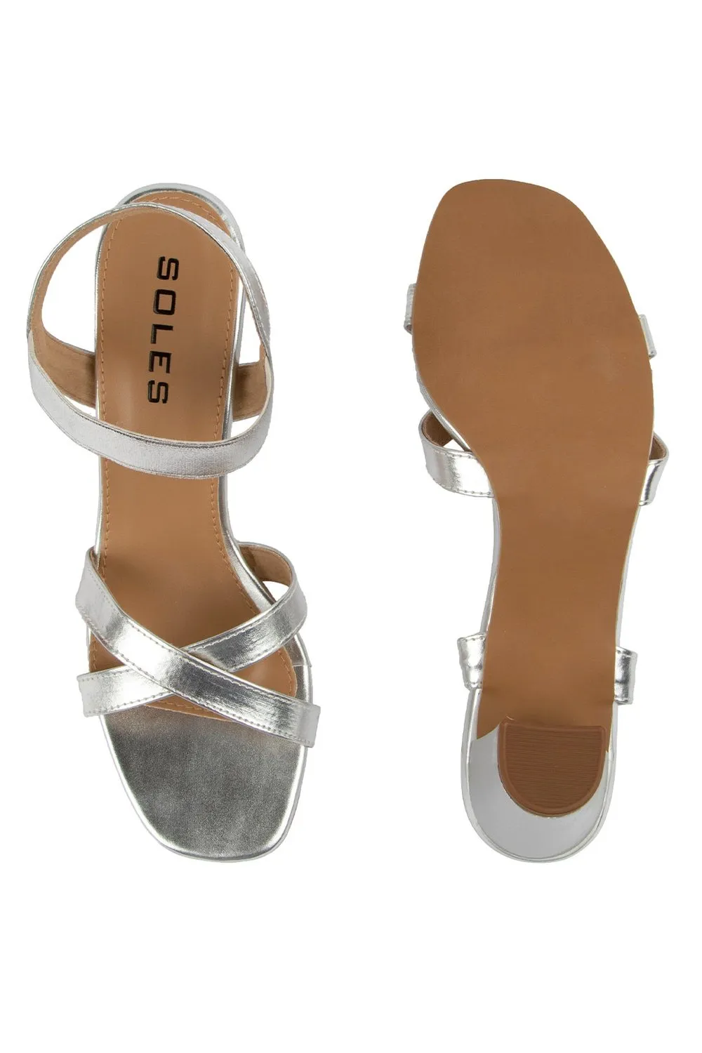 SOLES Women  Silver Heels