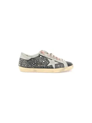 Super-Star Studded Glitter Sneakers