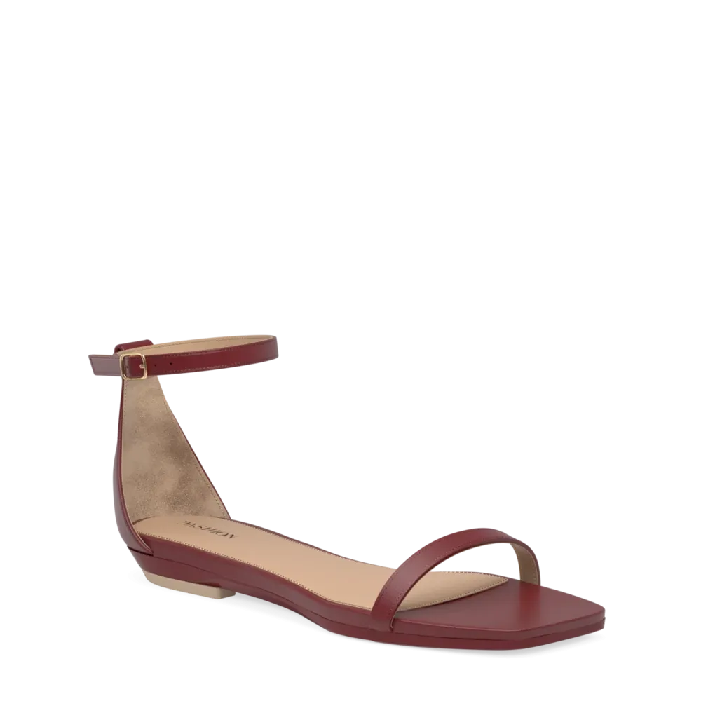 The Gigi - Merlot Leather 4 Block