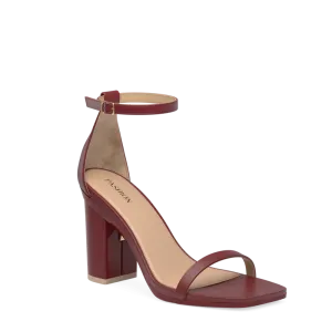 The Gigi - Merlot Leather 4 Block