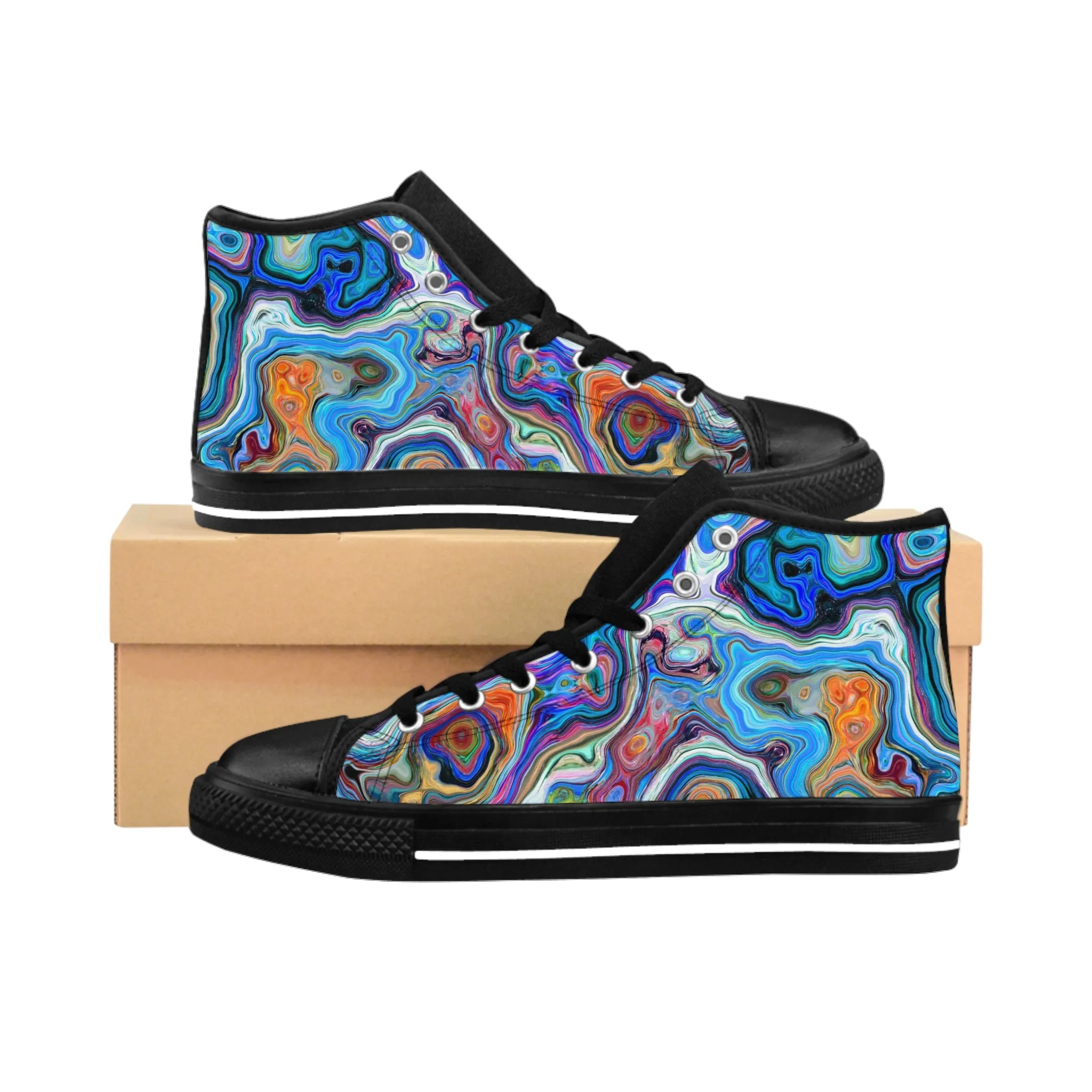 Trippy Liquid - Inovax Women's Classic Sneakers