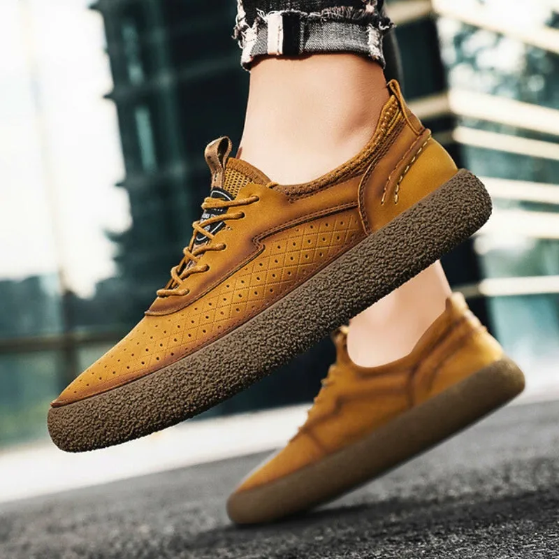 VERT GENUINE LEATHER SNEAKERS