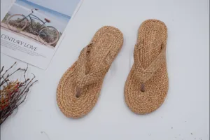 water hyacinth sandals Beach Sandals straw sandals