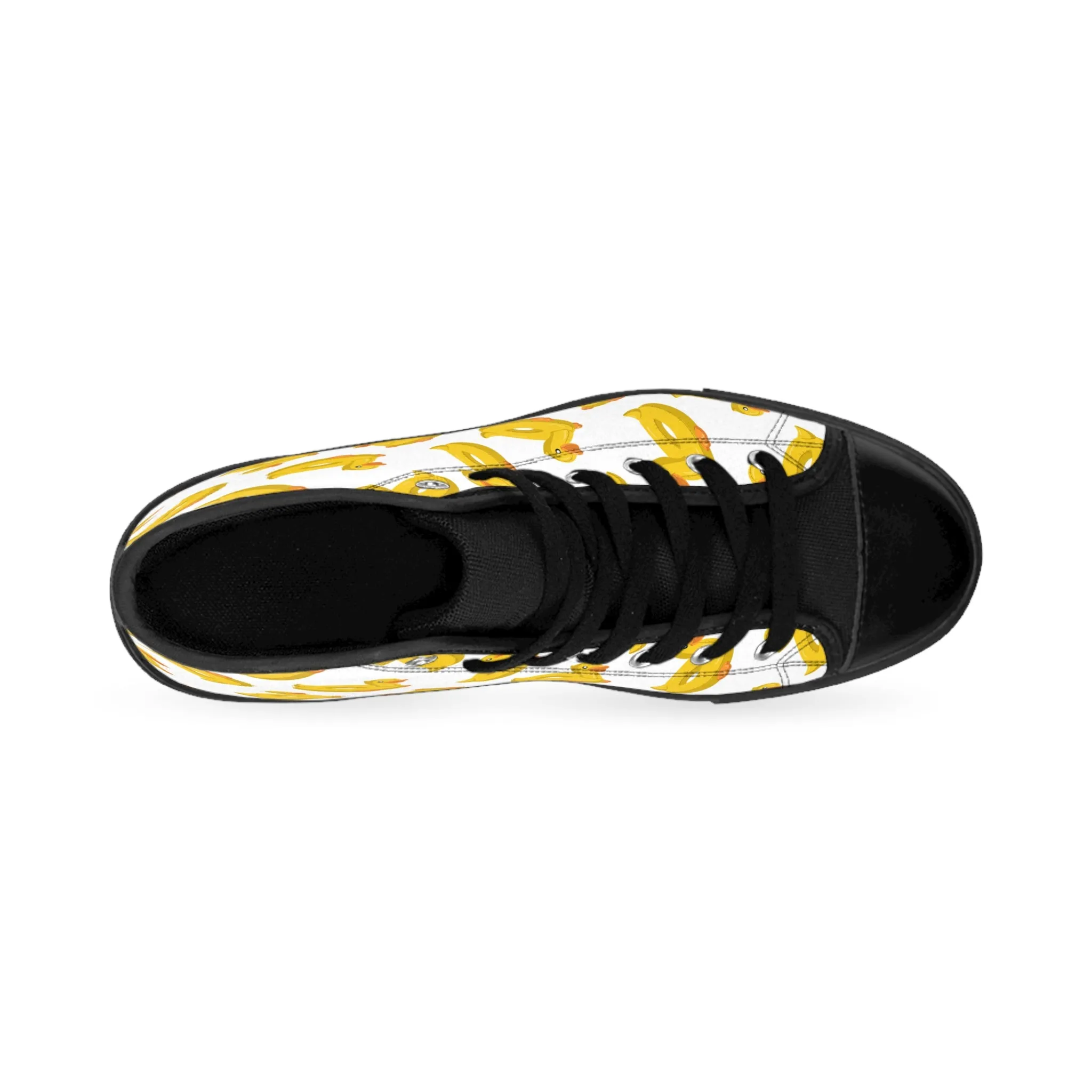 Yellow Duck Pool Float Women's Classic Sneakers